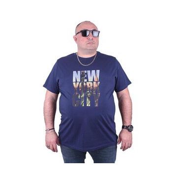 Starbattal 23125 Marin Büyük Beden Erkek T-shirt