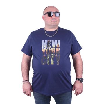 Starbattal 23125 Marin Büyük Beden Erkek T-shirt