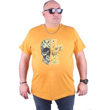 Starbattal 23126 Hardal Büyük Beden Erkek T-shirt