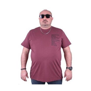 Starbattal 23128 Eflatun Büyük Beden Erkek T-shirt