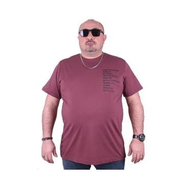 Starbattal 23128 Eflatun Büyük Beden Erkek T-shirt