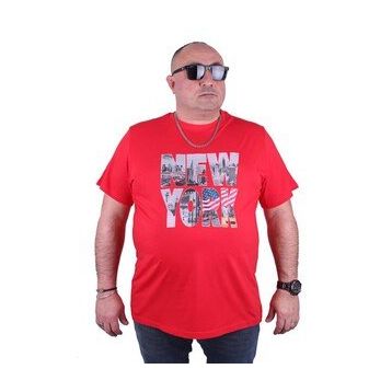 Starbattal 23129 Kırmızı Büyük Beden Erkek T-shirt