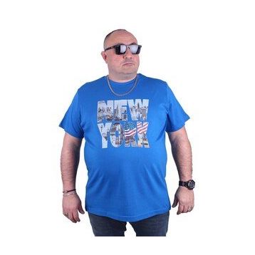 Starbattal 23129 Saks Büyük Beden Erkek T-shirt