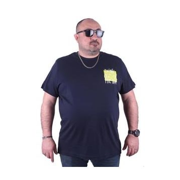 Starbattal 23137 Lacivert Büyük Beden Erkek T-shirt