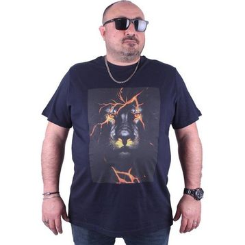 Starbattal 23138 Büyük Beden Lacivert Erkek T-shirt