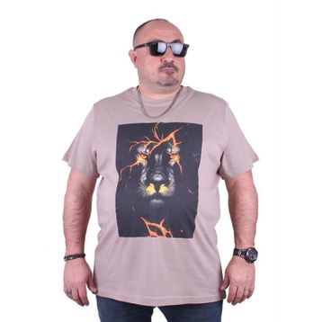 Starbattal 23138 Büyük Beden Toprak Erkek T-shirt