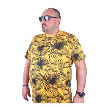 Starbattal 23148 Sarı Büyük Beden Erkek T-shirt