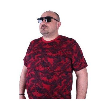 Starbattal 23150 Bordo Büyük Beden Erkek T-shirt