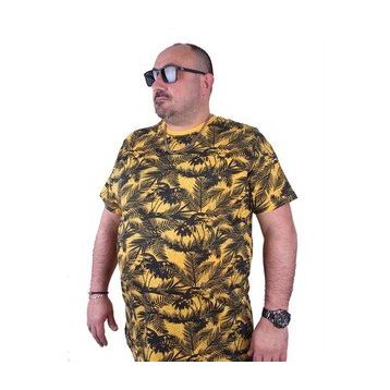 Starbattal 23150 Sarı Büyük Beden Erkek T-shirt