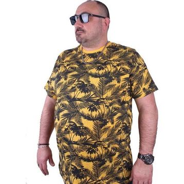 Starbattal 23150 Sarı Büyük Beden Erkek T-shirt