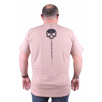 Starbattal 23173 Bej Büyük Beden Erkek T-shirt
