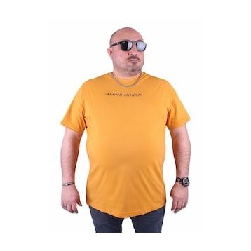 Starbattal 23173 Hardal Büyük Beden Erkek T-shirt