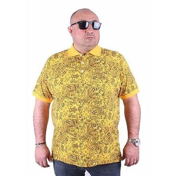 Starbattal 23410 Sarı Büyük Beden Erkek T-shirt