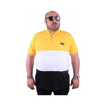 Starbattal 23414 Sarı Büyük Beden Erkek T-shirt
