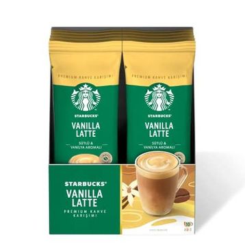 Starbucks 21,5 gr Vanilla Latte (10 adet)