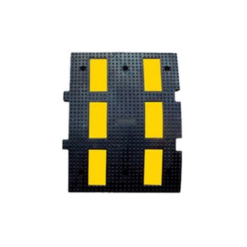 Starçelik 50 x 60 x 4,5 cm Kauçuk Hız Kesici 6 Bantlı Yol Kasisi
