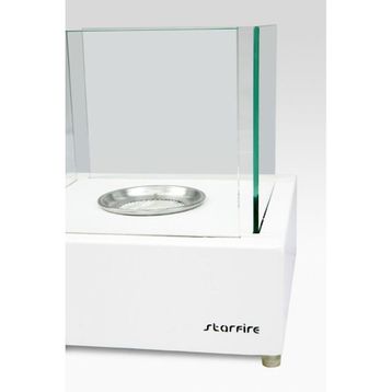 Starfire Elegance Masaüstü Bioethanol Beyaz Şömine