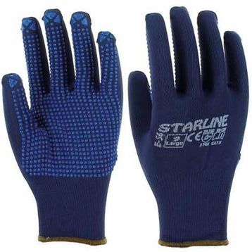 Starline E-56 PVC Puanlı Örgü Eldiven