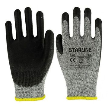 Starline E-63 PU Kaplı Kesilme Dirençli İş Eldiveni