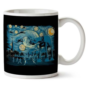 Starry Night At Scarif Rogue One Baskılı Kupa