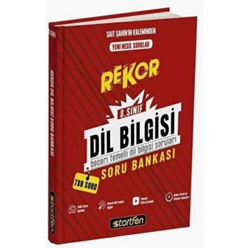 Startfen Yayınları 8. Sınıf Dil Bilgisi Rekor Soru Bankası