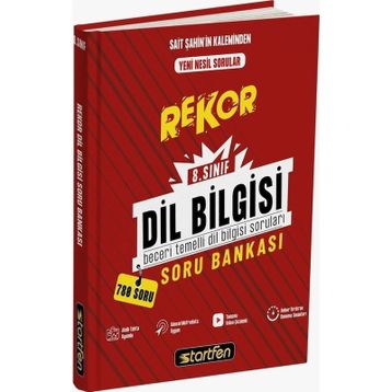 Startfen Yayınları 8. Sınıf Dil Bilgisi Rekor Soru Bankası