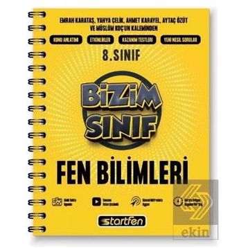 Startfen Yayınları 8. Sınıf Fen Bilimleri Bizim Sınıf Defter
