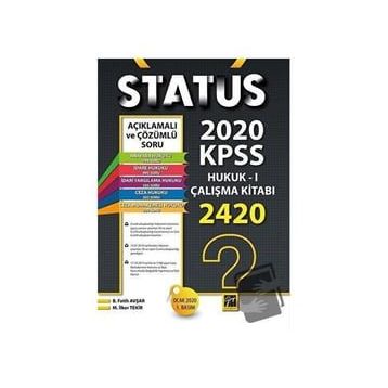 Status 2020 KPSS Hukuk - 1 Çalışma Kitabı