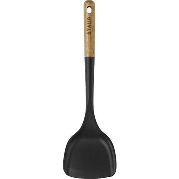 Staub 405031010 Silikon Wok Spatula 30 cm Siyah