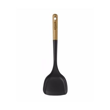 Staub 405031010 Silikon Wok Spatula 30 cm Siyah