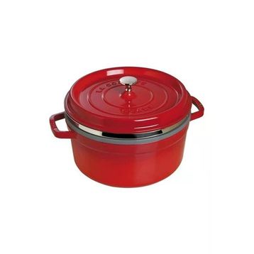 Staub 405106010 Buharda Pişirmeli 26 cm Kiraz Döküm Tencere