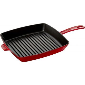 Staub Kırmızı 30x30 cm Döküm Izgara Tava