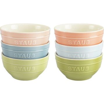 Staub Macaron 6'lı 12 CM Seramik Kase Seti