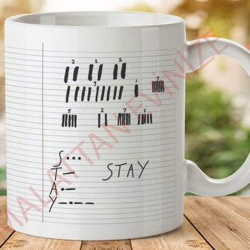 Stay Yıldızlar Arasında Baskılı Kupa