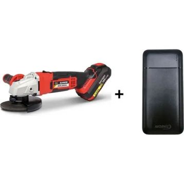 Stayer STY-AGL2024 18 V 115 mm Çift Akülü Avuç Taşlama Makinesi + S125q Akdeniz Taşınabilir Şarj Cihazı