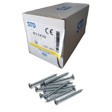 STD 3.5x30 1000 Adet Sunta Vidası