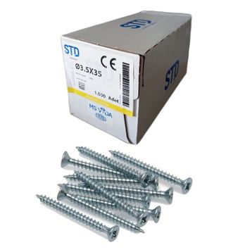 STD 3.5x35 1000 Adet Sunta Vidası