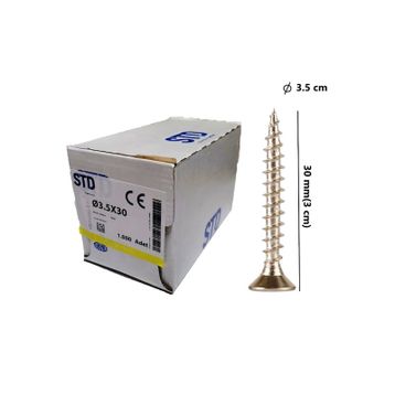 STD 3.5x35 1000 Adet Sunta Vidası