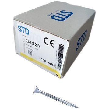 STD 4.0x25 500 Adet Sunta Vidası