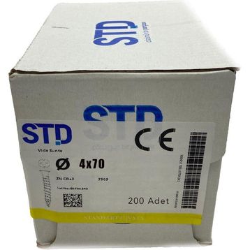 STD 4.0x70 200 Adet Sunta Vidası
