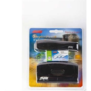 Std CS-5811 No:10 Siyah Zımba ve Delgeç Seti