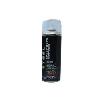 Steel Mat Siyah 200 ml Sprey Boya