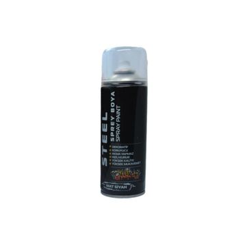 Steel Mat Siyah 200 ml Sprey Boya