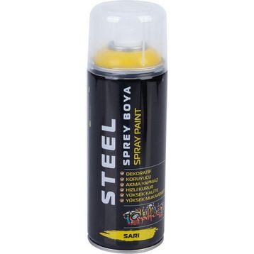 Steel Sarı 400 ml Sprey Boya