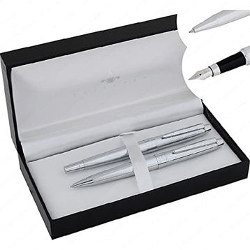 Steelpen 509 Galaxy Krom Dolma-Tükenmez Kalem Seti