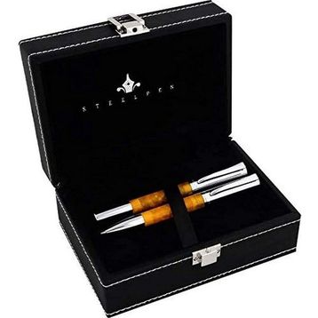 Steelpen 509 Galaxy Krom Dolma-Tükenmez Kalem Seti