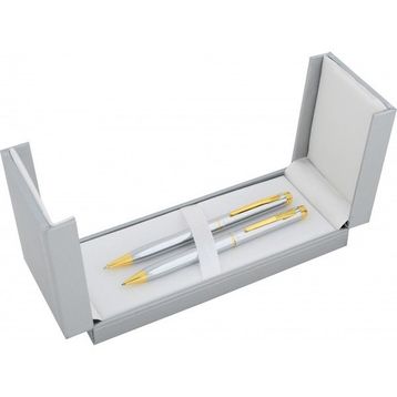 Steelpen P815-1TV Altın-Krom Tükenmez-Kurşun Kalem Seti