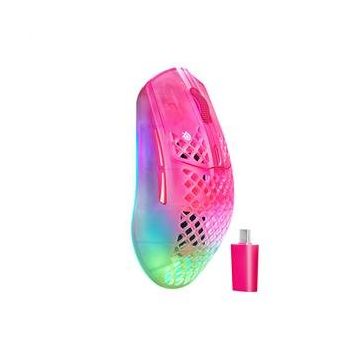 SteelSeries Aerox 3 Wireless Gen 2 Magenta Haze RGB Şarjlı Kablosuz Gaming Mouse