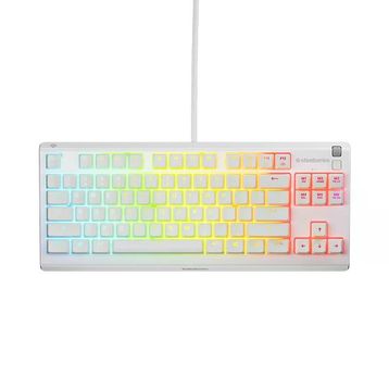 SteelSeries Power Up RGB Kablolu Gaming Beyaz Klavye Mouse Kulaklık Seti
