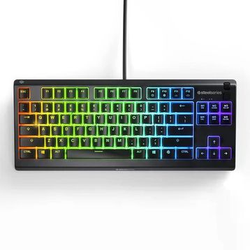 SteelSeries Power Up RGB Kablolu Gaming Siyah Klavye Mouse Kulaklık Seti